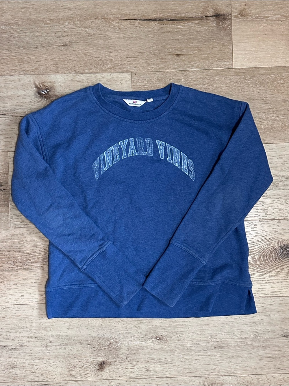 Vineyard Vines Navy Blue Arch Logo Crewneck Sweatshirt